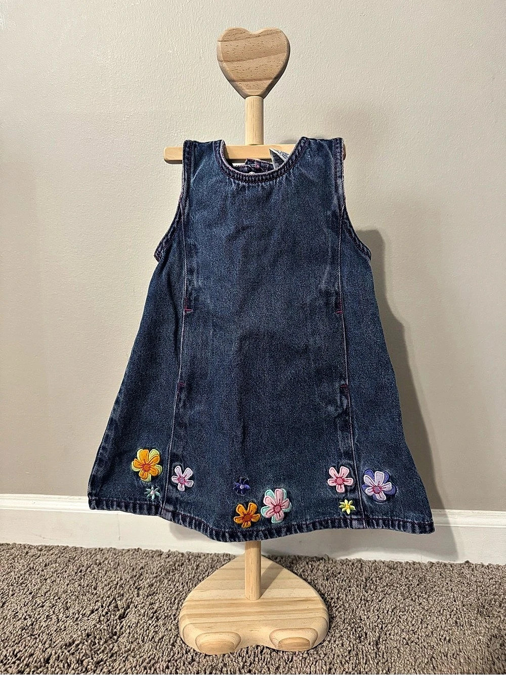 Gymboree Girls Denim Dress Blue 18-24 MOS
